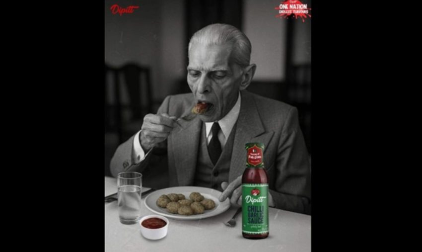 Dipitt Comes Under Fire For Using Quaid E Azam In Viral Sauce Campaign