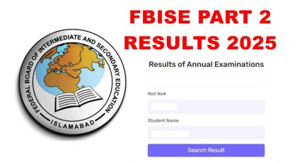 Fbise Class 12 Results 2025 Check Hssc Part 2 Results Online