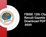 Fbise Inter Part 1 Hssc Gazette 2025 Download