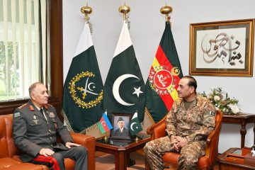 Field Marshal Asim Munir Conferred With Azerbaijans Prestigious Patriotic War Medal