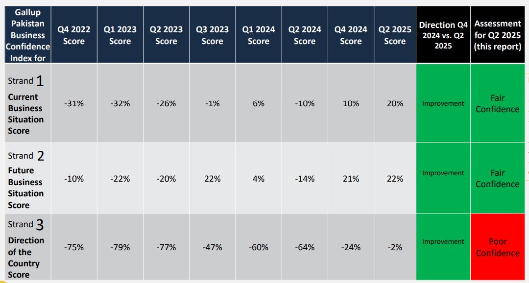Pakistani Business Confidence Skyrockets Amid Signs Of Stability Reform Gallup Survey Shows 