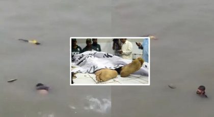Viral Video From Karachis Do Darya Shows Father Drowning His Children In Sea