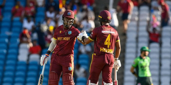West Indies Beat Pakistan To Level Three Math Odi Series 1 1