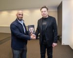 Abdulla Al Hamed Explores Future Of Technology And Media With Elon Musk Extends Invitation To Bridge Summit