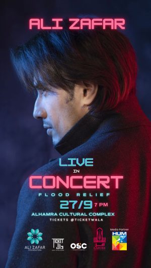 Ali Zafar Announces Special Fundraising Concert For Flood Victims 