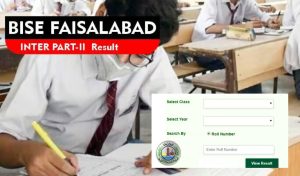 Bise Faisalabad Inter Part 2 Results 2025 Check Class 12 Full Results Gazette
