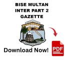 Bise Gujranwala Inter Part Ii Class 12 Result Gazette 2025 Pdf Download