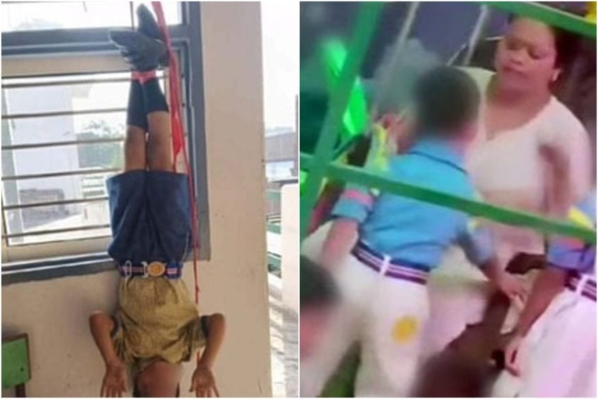 Class 2 Student Hung Upside Down After Being Assaulted For Not Doing Homework