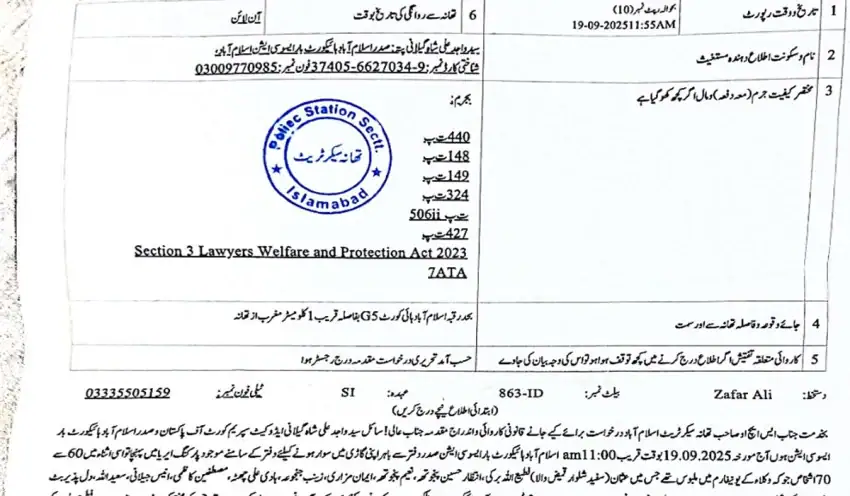 Imaan Mazari Naeem Panjhutha Among 70 Lawyers Booked Under Anti Terror Law After Bar Clash 
