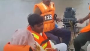 Man Brings Newlywed Wife Home By Boat In Kamalia Amid Massive Floods