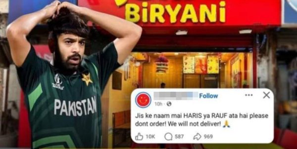 'No Biryani for anyone named Haris Rauf': Pacer gets roasted after Asia ...
