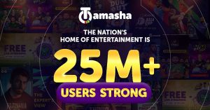 Pakistans Top Streaming App Tamasha Shatters Records With 25 Million Monthly Users