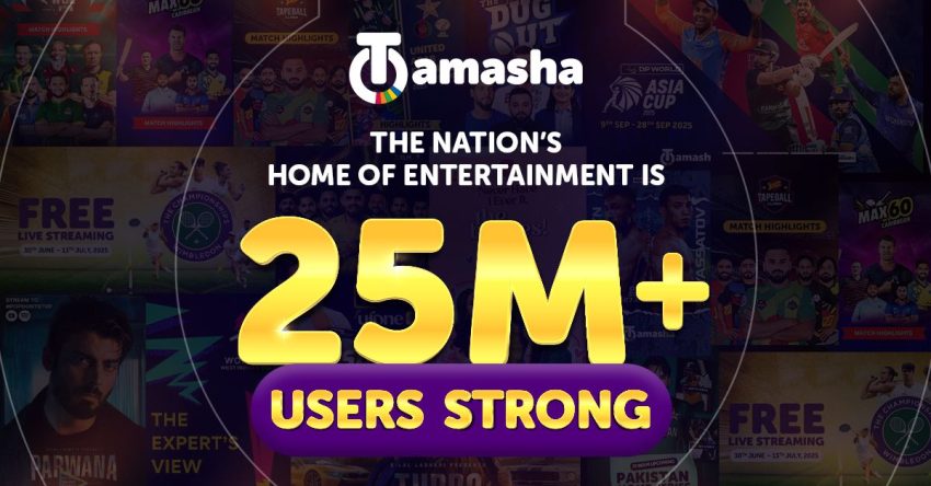 Pakistans Top Streaming App Tamasha Shatters Records With 25 Million Monthly Users