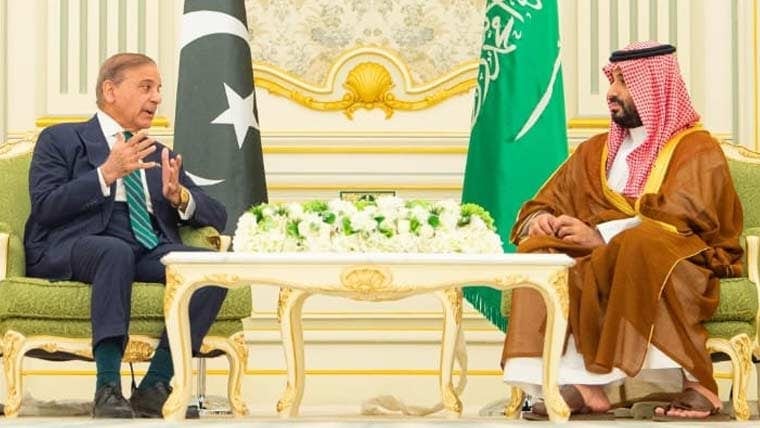 Pm Shehbaz Meets Saudi Crown Prince Mohammed Bin Salman