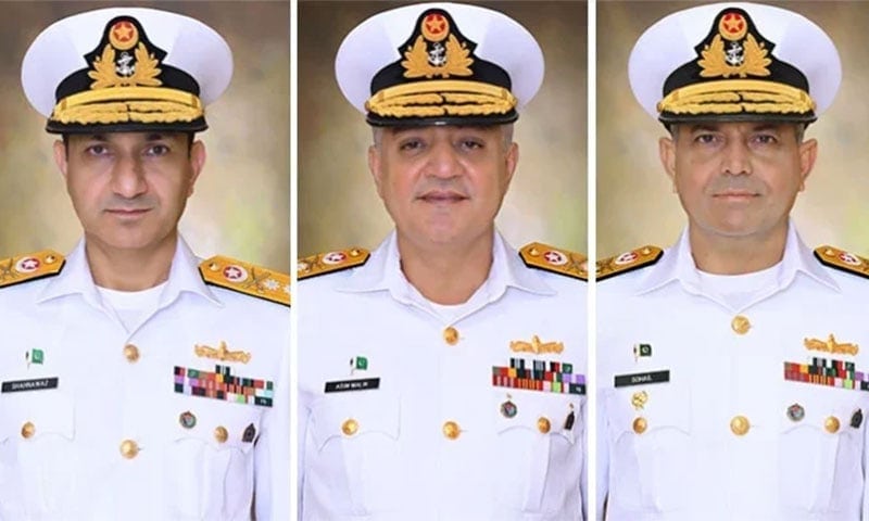 Three Commodores Promoted To Rear Admiral In Pakistan Navy