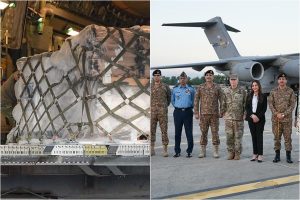 United States Has Stepped Forward To Help Pakistans Flood Hit Population Through Its Army Central Command Us Arcent Six Flights Loaded With Life Saving Supplies Including Tents D