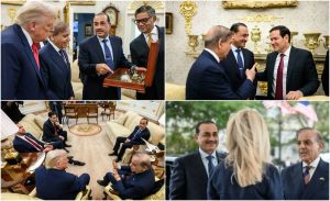 White House Releases Pictures Of Donald Trump Meeting Pak Pm And Army Chief