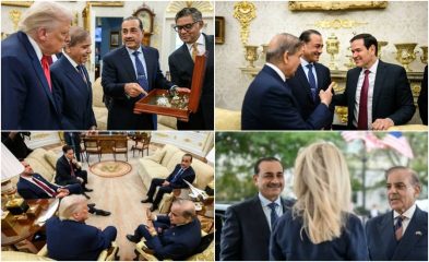 White House Releases Pictures Of Donald Trump Meeting Pak Pm And Army Chief