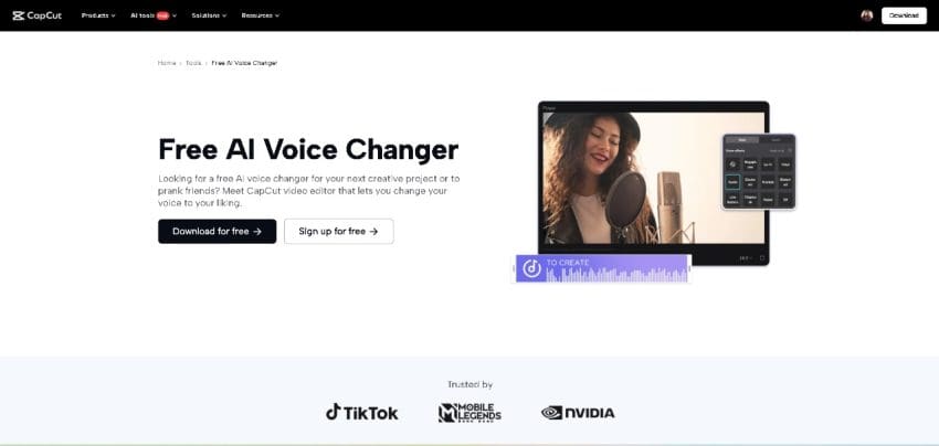 Why Capcut Voice Changer Feature Is Perfect For Content Creators