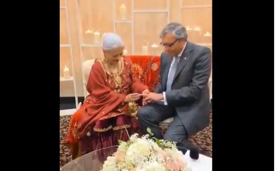 Aga Khan University Hospitals76 Year Old Professor Ties The Knot