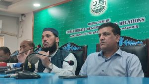Azad Kashmir Information Minister Mazhar Saeed Shah Resigns