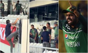 Birthday Shock For Babar Azam As Crazy Fan Crashes Post Match Celebration