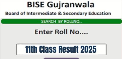 Bise Gujranwala Inter Part 1 Results 2025