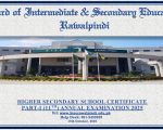 Bise Rawalpindi Class 11 Inter Part 1 Gazette 2025 Download Pdf