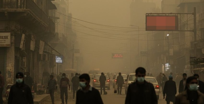 Lahore Aqi Update Citizens Urged To Stay Indoors As Air Pollution Peaks