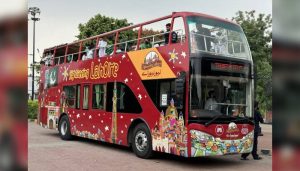 Lahore To Sheikhupura Double Decker Bus Service Launched