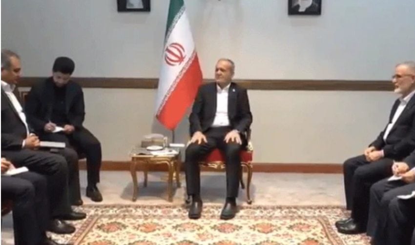 Mohsin Naqvi Iranian President Discuss Regional Security Bilateral Ties