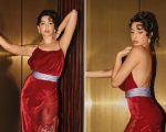 Nora Fatehi Raises Temperature In In Red Hot Dress See Viral Pictures