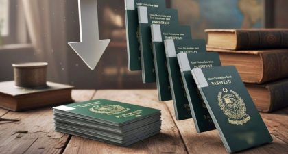 Pakistani Passports Ranking Drop Further Now Ranked Below Yemen And Sudan