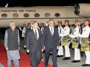 Pm Shehbaz Arrives In Malaysia On Two Day Official Visit