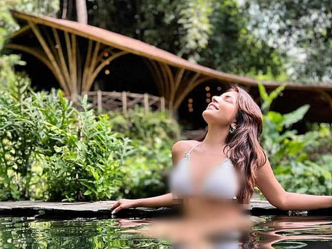 Shama Sikander Stuns Fans With Bold Poolside Bikini Pictures