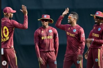 West Indies Make History Bowl All 50 Overs With Spinners In Odi Against Bangladesh