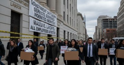 White House Announces Massive Layoffs Across Multiple Federal Agencies Amid Shutdown