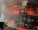 30 Burnt Alive As Passenger Bus Catches Fire After Accident In Yemen