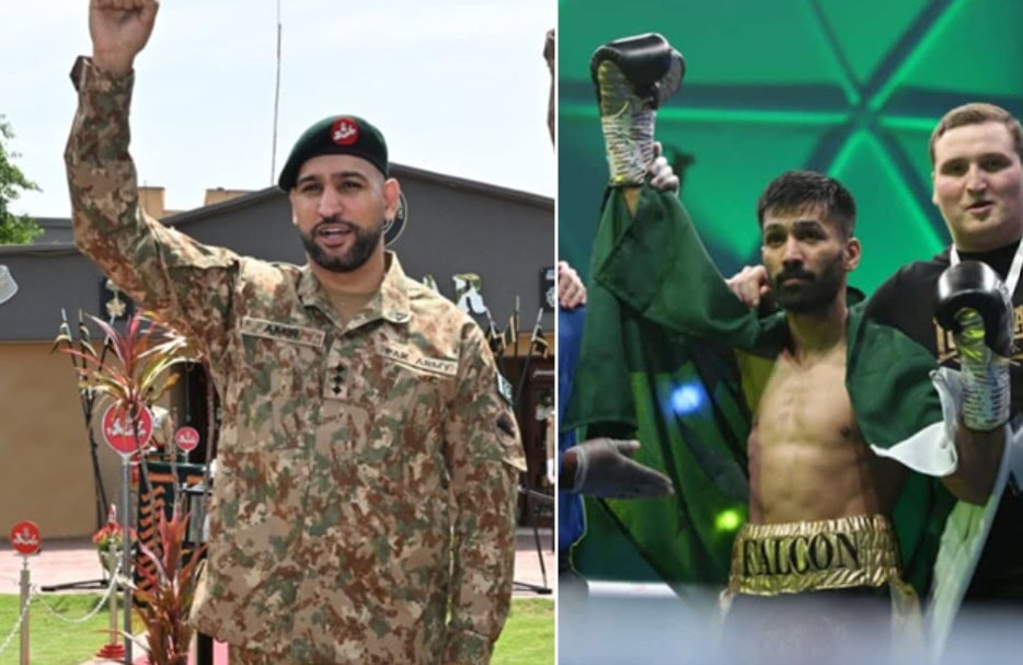 Amir Khan appreciates Pak Army efforts as Boxing Talent shines at ‘Fight for Glory’ Event