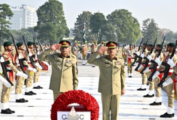 Field Marshal Celebrates Legacy Of Outgoing Cjcsc Sahir Shamshad Mirza In Farewell Ceremony