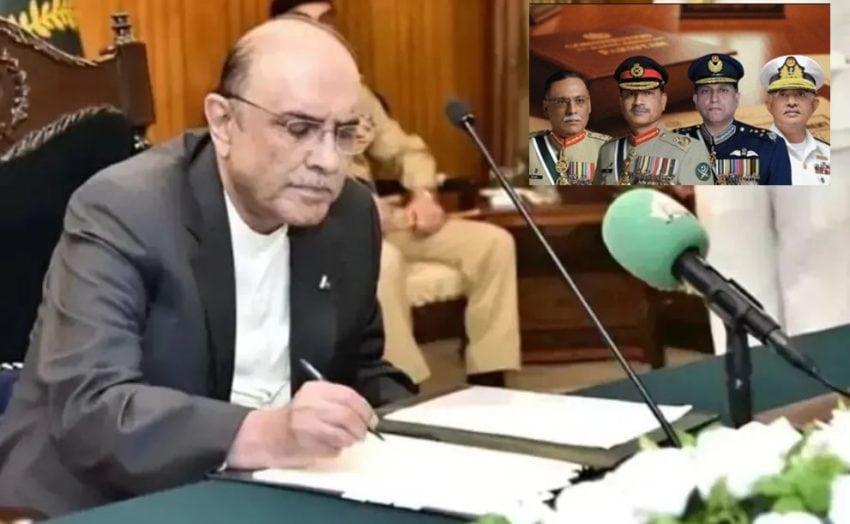 Pak Army Air Force Navy Amendment Bills Turn To Law In Rapid Legislative Push