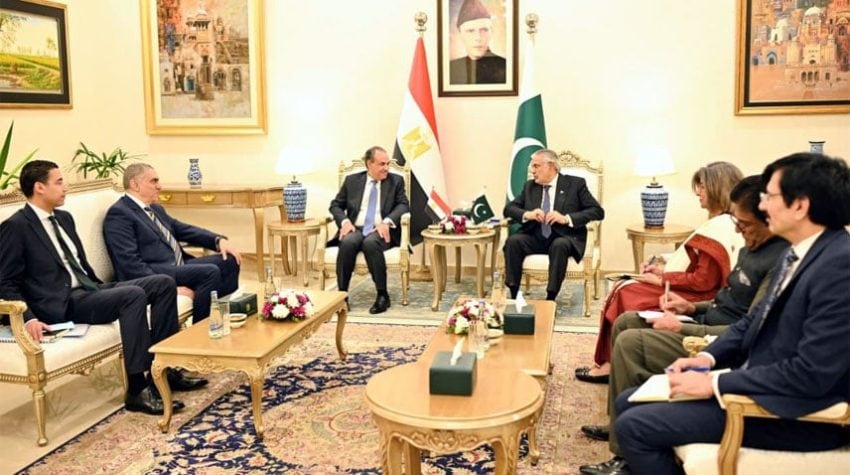 Pakistan Egypt Reaffirm Commitment To Strengthen Trade Security And Bilateral Ties