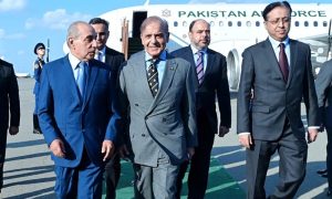 Pm Shehbaz Arrives In Baku To Attend Azerbaijans Victory Day Events