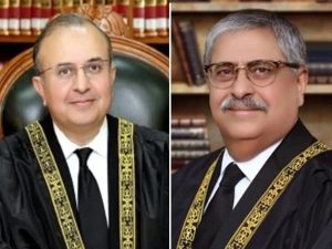 President Zardari Accepts Resignations Of Justices Mansoor Ali Shah Athar Minallah