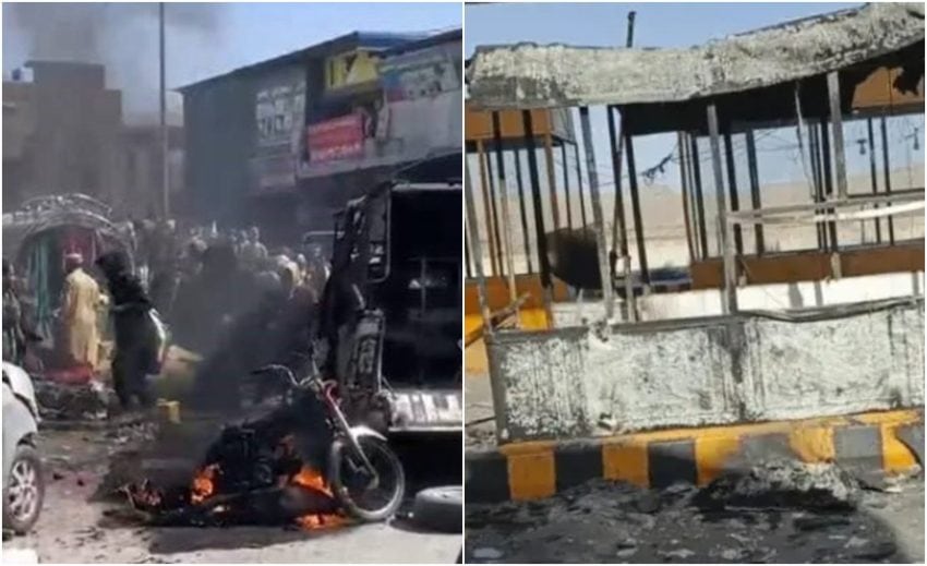 Quetta Checkpost Kachhi Police Station Torched In Coordinated Attacks
