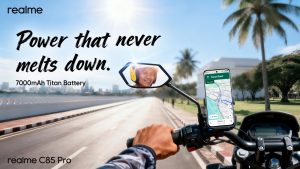 Realme C85 Pro The Perfect Choice For Riders Smartphone With 7000mah Battery 4000nit Amoled Display And Ip69 Pro Toughness