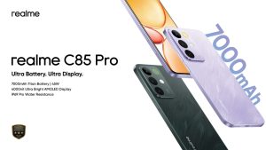 Realme Unveils C85 Pro With 4000nit Amoled And Ip69 Durability Rating