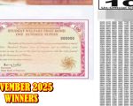 Rs100 Prize Bond Draw Results Check 17 November Winners
