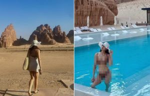 Sara Ali Khan Sets Social Media On Fire With Viral Bikini Snaps From Saudi Resort