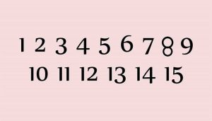 Spot The Mistake Can You Find Upside Down Number In This Puzzle